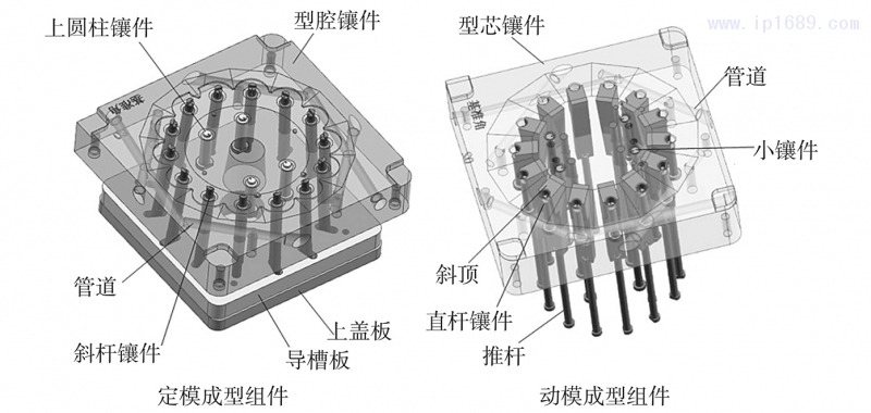 聚砜醫療干粉吸入器底座成型與注塑模設計配圖-05